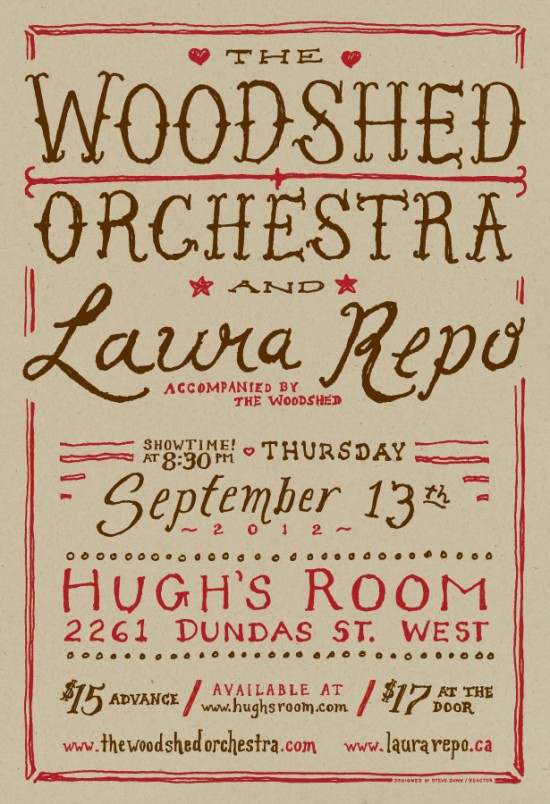 The Woodshed Orchestra and Laura Repo